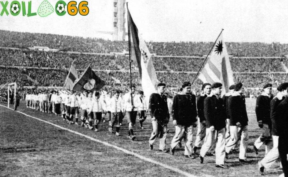 Hình ảnh về giải đấu đầu tiên World Cup 1930 tại Uruguay
