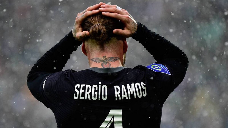 Số áo Ramos tại CLB Paris Saint-Germain